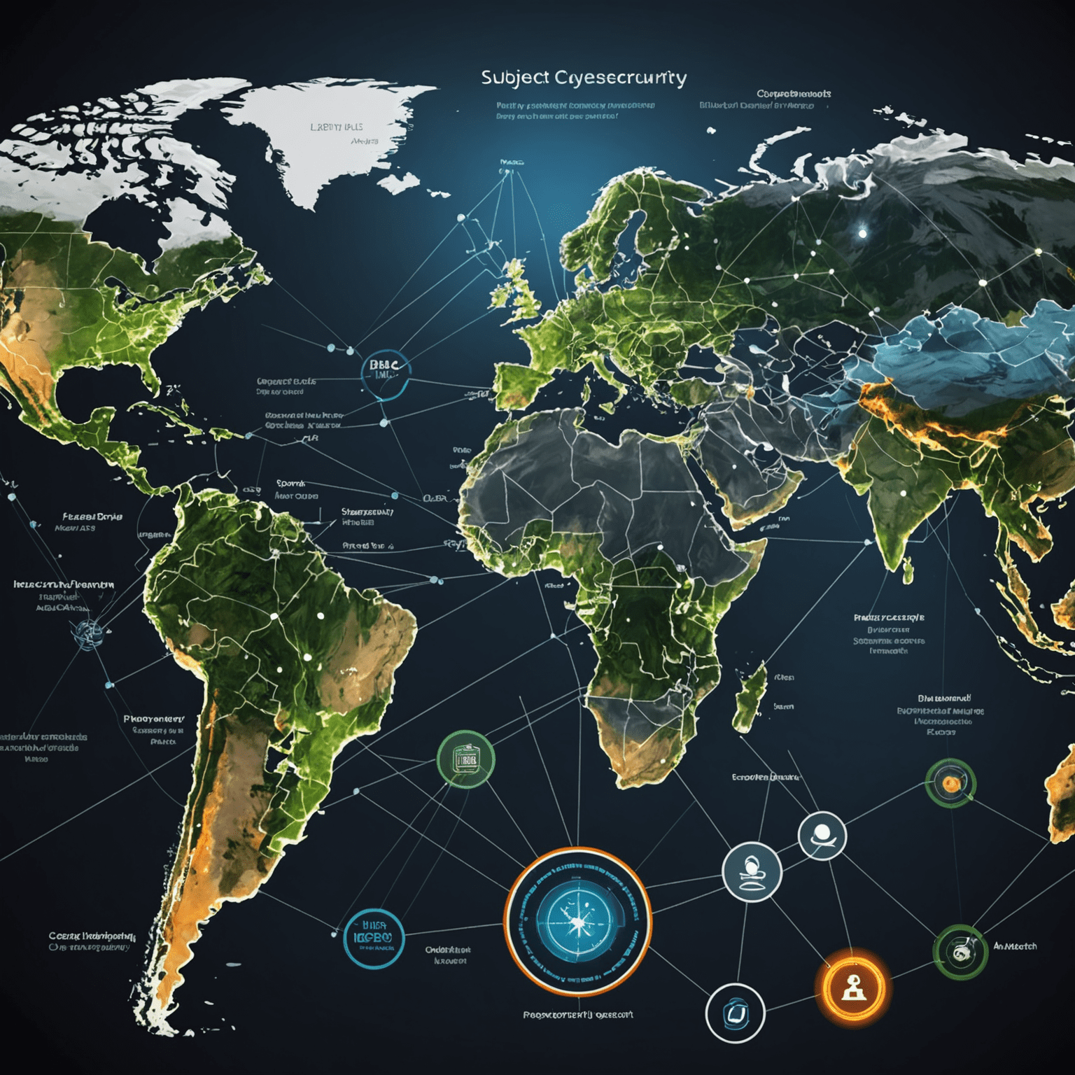 Cybersecurity threat landscape visualization